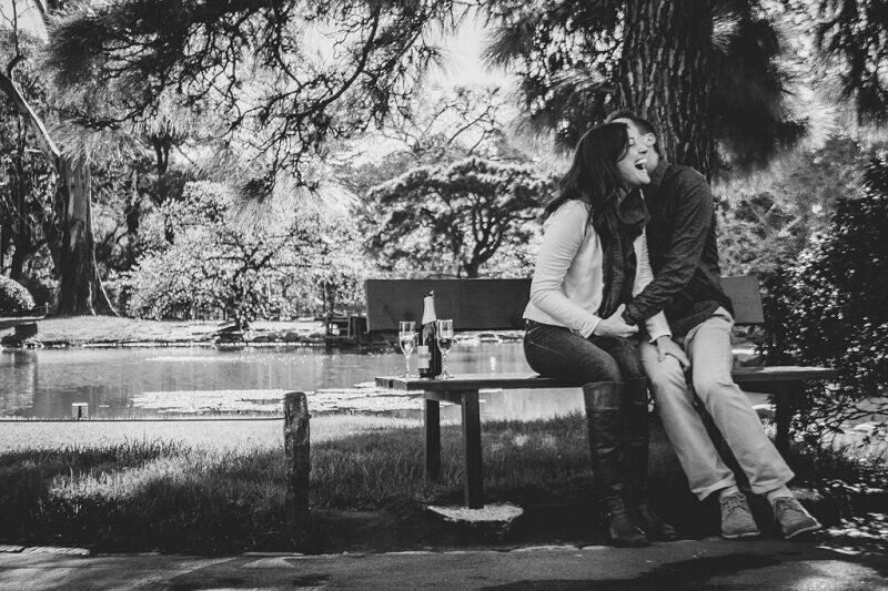Pedido de casamento surpresa no Jardim Japonês de Buenos Aires — fotografia 1
